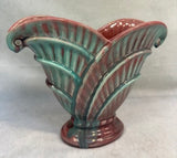 Art Deco California Double Leaf Vase