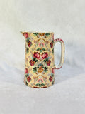 English Staffordshire Chintz Print Pitcher