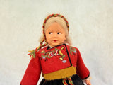 Vintage Norwegian 9" Folk Doll