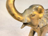 Vintage Large Brass Elephant
