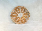 Set of 3 Hand-Woven Sisal Shallow Baskets
