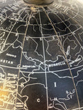 Art Deco Style World Globe with Airplane