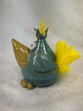 Whimsical Bird Figurine by Janet Donnangelo