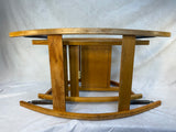 Vintage Teetertot Toddler Ricking Chair by Delphos Bending Co.