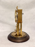Vintage Elgin German S. Haller Anniversary Glass Dome Clock