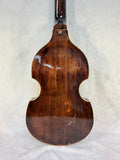 Custom Made Mini Hollow Body Bass Guitar - Left-Handed