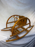 Vintage Teetertot Toddler Ricking Chair by Delphos Bending Co.