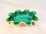 Vintage Lotus Leaf Bowl