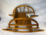 Vintage Teetertot Toddler Ricking Chair by Delphos Bending Co.