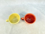 Fiesta Ware Mixing Bowl and Two Cups