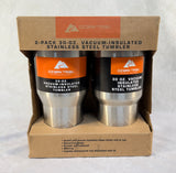 Ozark Trail 30 Oz. Stainless Steel Insulated Tumblers - Set of 2 - Brand New!