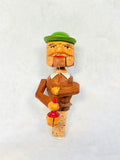Set of 3 Vintage Mechanical Novelty Wine Stoppers