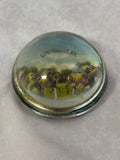 Louisville Kentucky Souvenir Glass Paperweight