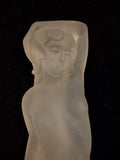 Frosted Glass Figural Bottle Stopper