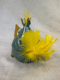Whimsical Bird Figurine by Janet Donnangelo