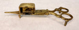 Vintage Brass Candle Wick Trimmer Snuffer Scissors