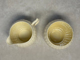 Three Beleek Pieces - Sugar and Creamer and Vase