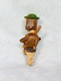 Set of 3 Vintage Mechanical Novelty Wine Stoppers