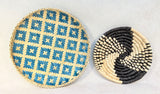 Set of 2 Hand-Woven Baskets