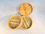 Four Tier Bamboo Steamer - Brand New!