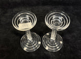 Reidel Glass Candle Holders