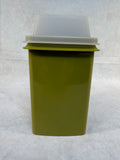 Vintage Tupperware Pick-a-Deli Pickle Holder in Avocado Green
