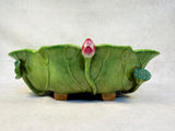 Vintage Lotus Leaf Bowl