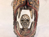 Jaguar Mask with Skull