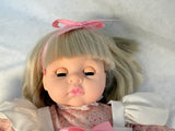 Vintage Wicker Doll Stroller with Madame Alexander Doll