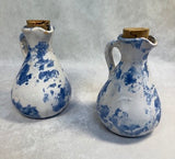 Bybee Blue and White Spongeware Pottery Set