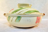 Large Glazed Stoneware Casserole Dish