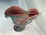 Art Deco California Double Leaf Vase