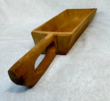 Carved Wood Grain Scoop
