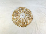 Set of 3 Hand-Woven Sisal Shallow Baskets