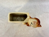 Climbing Kitten Figural Planter