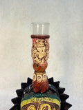 Grupo Corona Aztec Eagle Warrior Tequila Decanter Shot Glass