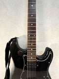Black Squier Stratocaster Electric Guitar