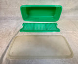 Tupperware Jadeite Green Food Keepers - Set of 3