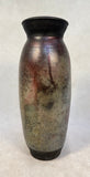 Silver Gray Raku Vase