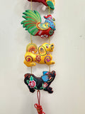 Chinese Zodiac Animals Wall Hanging - 5 Feet Long