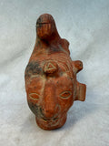 Mayan King Pakal Mexican Terracotta Sculpure