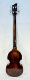 Custom Made Mini Hollow Body Bass Guitar - Left-Handed