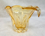 Murano Style Teleflora Amber Vase