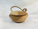 Handmade Glazed Stoneware Baking Dish with Lid