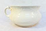 Antique Dresden Semi-Porcelain Chamber Pot
