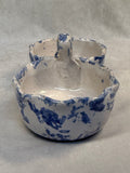 Bybee Blue and White Spongeware Pottery Set