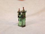 3 Miniature Copper Churches