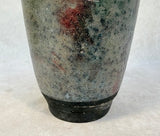 Silver Gray Raku Vase