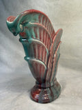 Art Deco California Double Leaf Vase