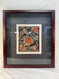 Framed Chinese Embroidery Medallion